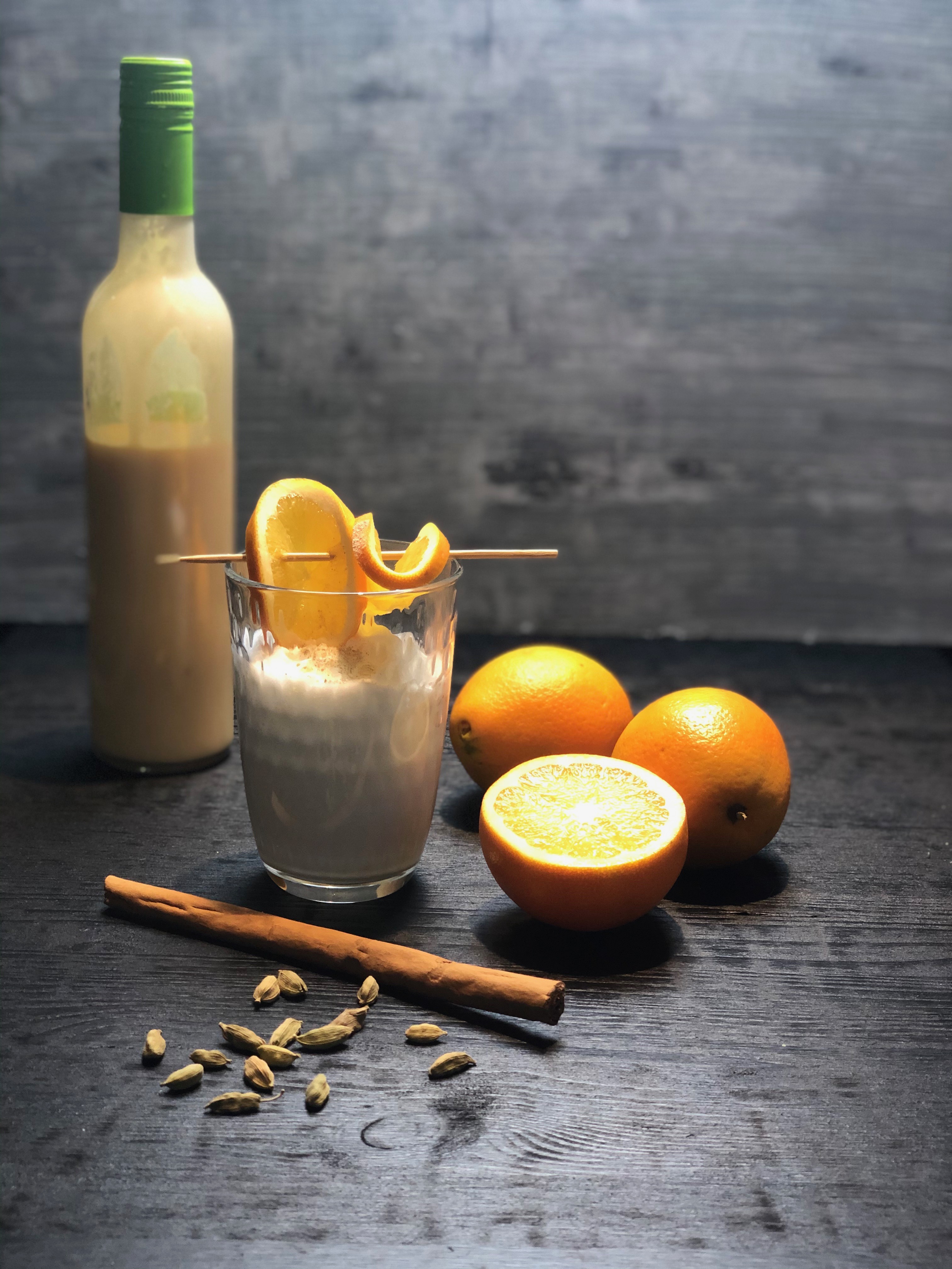 Orangen Eierlikör Latte